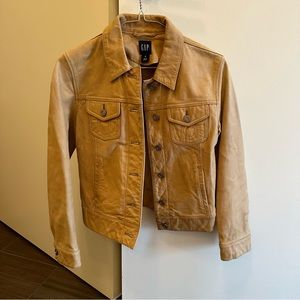 Gap leather jacket